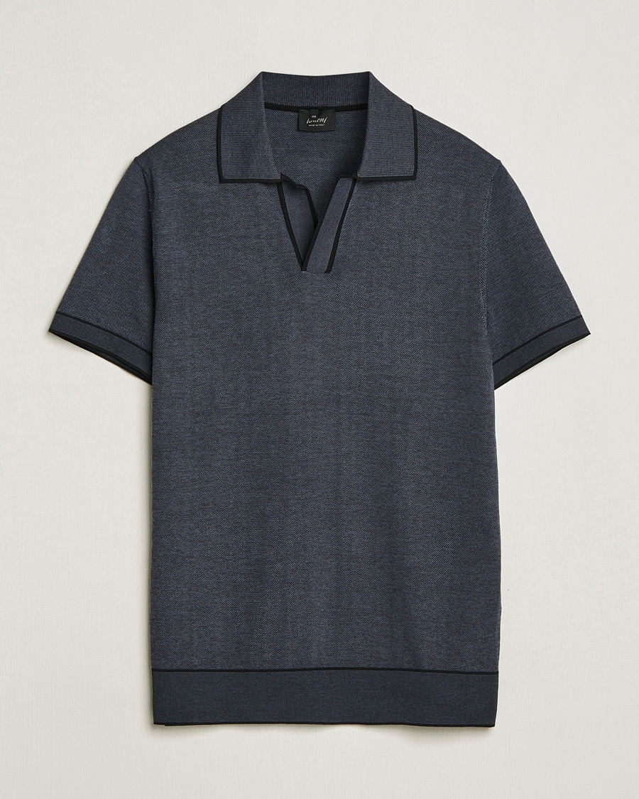 Herre | Polotrøjer | Brioni | Soft Cotton Polo Navy