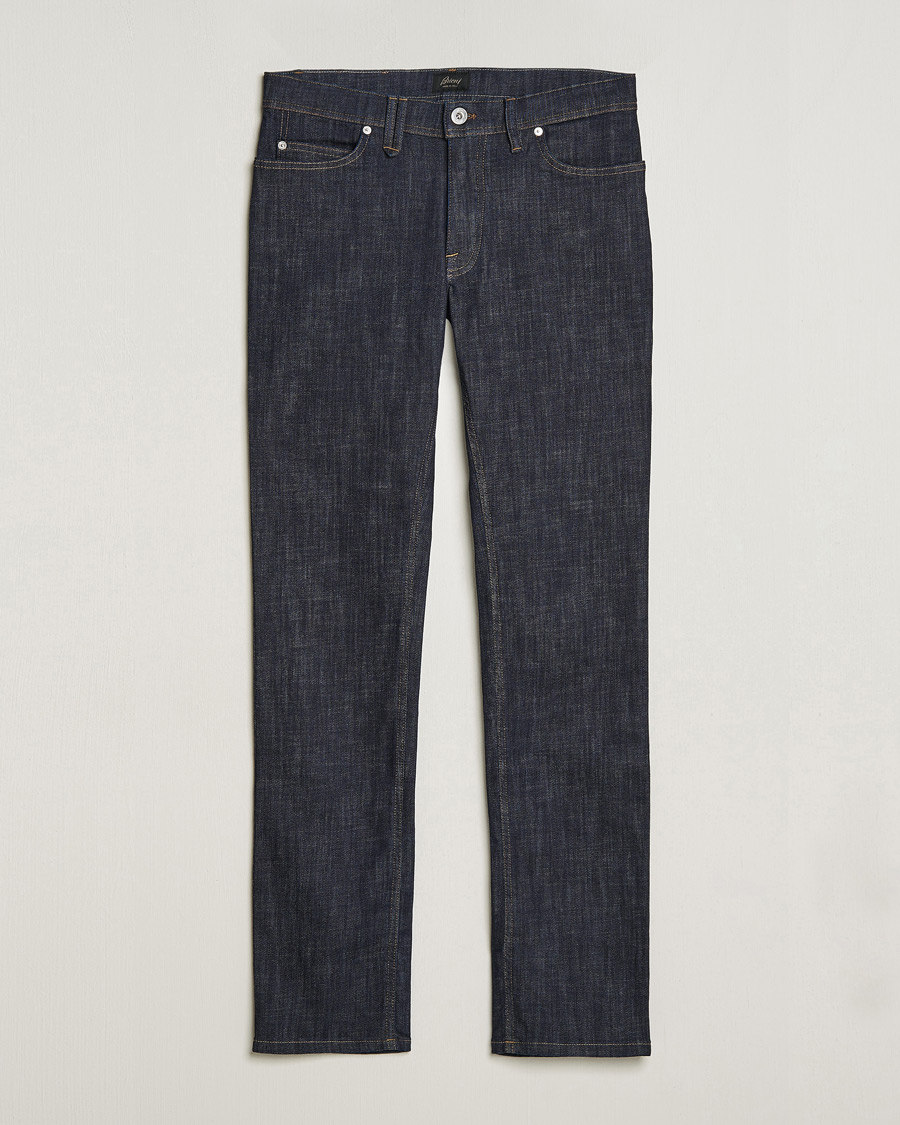 Herre |  | Brioni | Slim Fit Stretch Jeans Dark Indigo