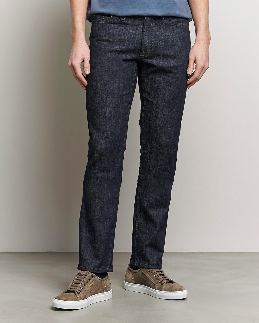 Herre | Slim fit | Brioni | Slim Fit Stretch Jeans Dark Indigo