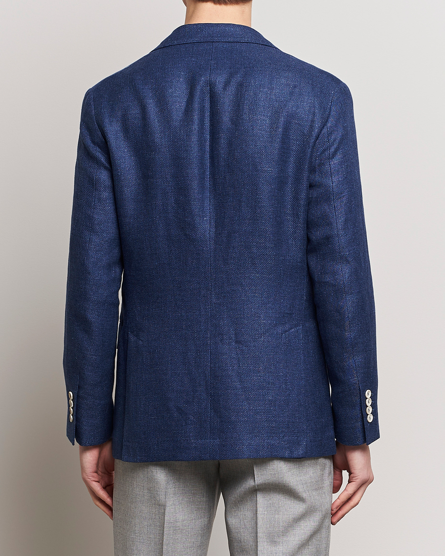 Herre | Blazere & jakker | Brunello Cucinelli | Linen/Silk Blazer Indigo Blue