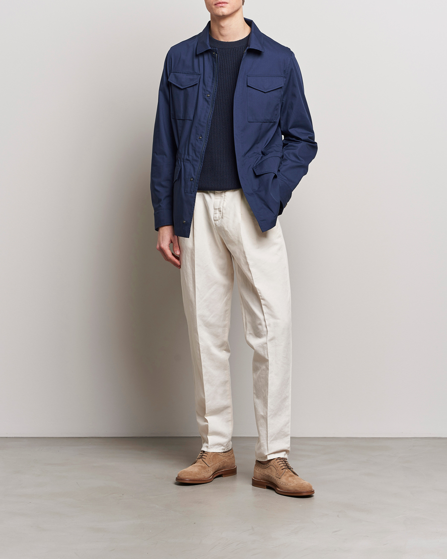 Herre | Jakker | Brunello Cucinelli | Lightweight Field Jacket Navy