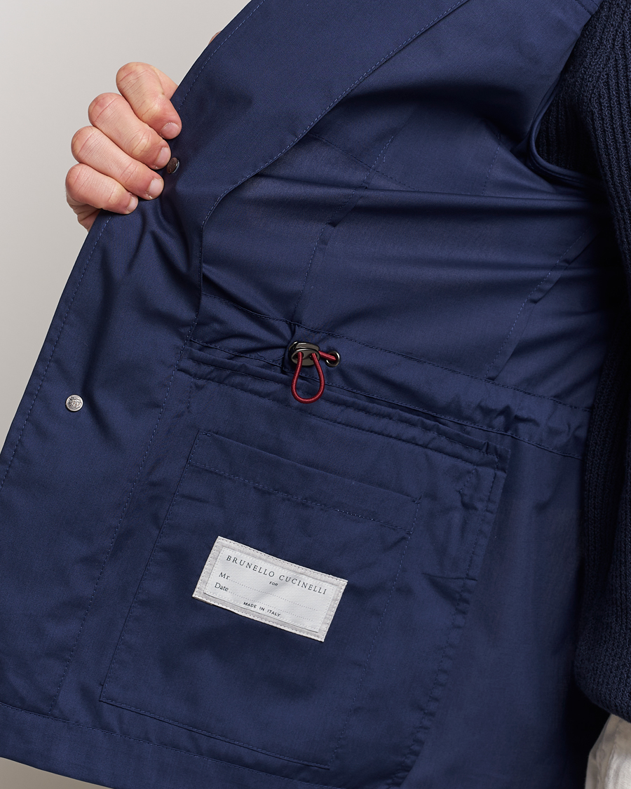 Herre | Jakker | Brunello Cucinelli | Lightweight Field Jacket Navy