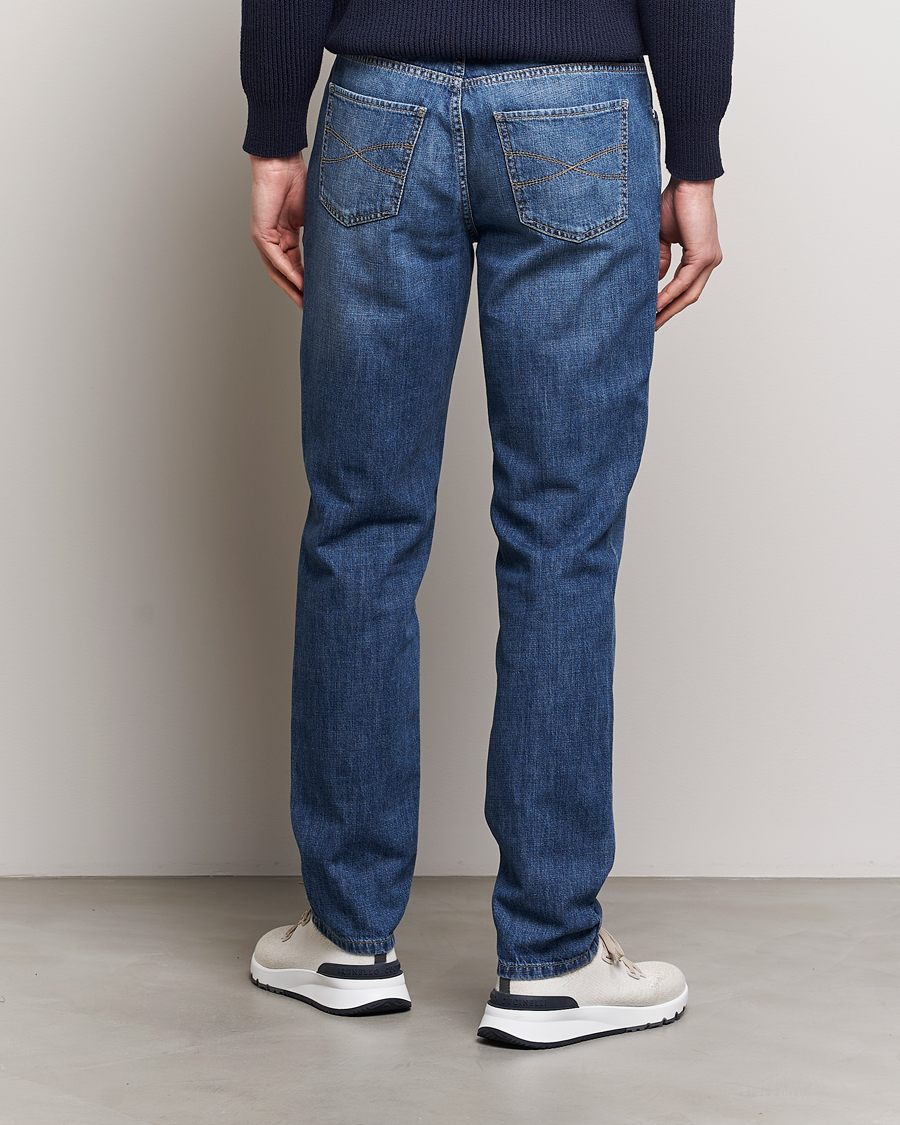 Herre | Jeans | Brunello Cucinelli | Traditional Fit Jeans Dark Blue Wash
