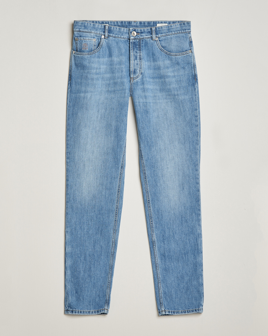 Herre | Jeans | Brunello Cucinelli | Traditional Fit Jeans Blue Wash