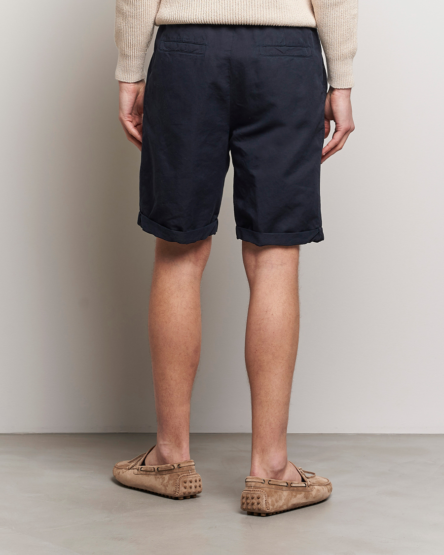 Herre | Shorts | Brunello Cucinelli | Drawstring Shorts Navy