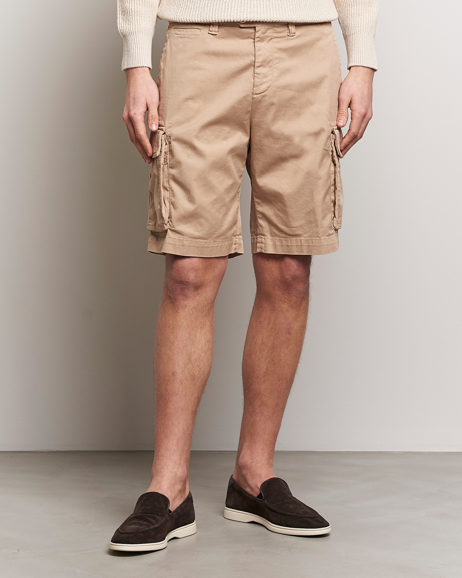 Men |  | Brunello Cucinelli | Cotton Cargo Shorts Beige