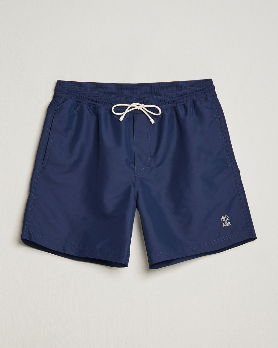 Herre | Badebukser | Brunello Cucinelli | Nylon Swim Trunks Navy