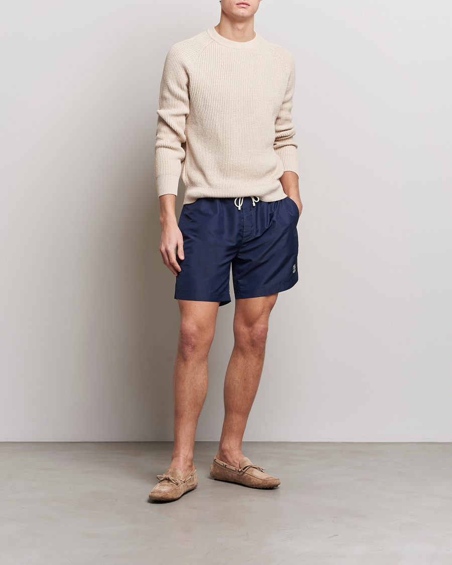 Herre | Badebukser | Brunello Cucinelli | Nylon Swim Trunks Navy