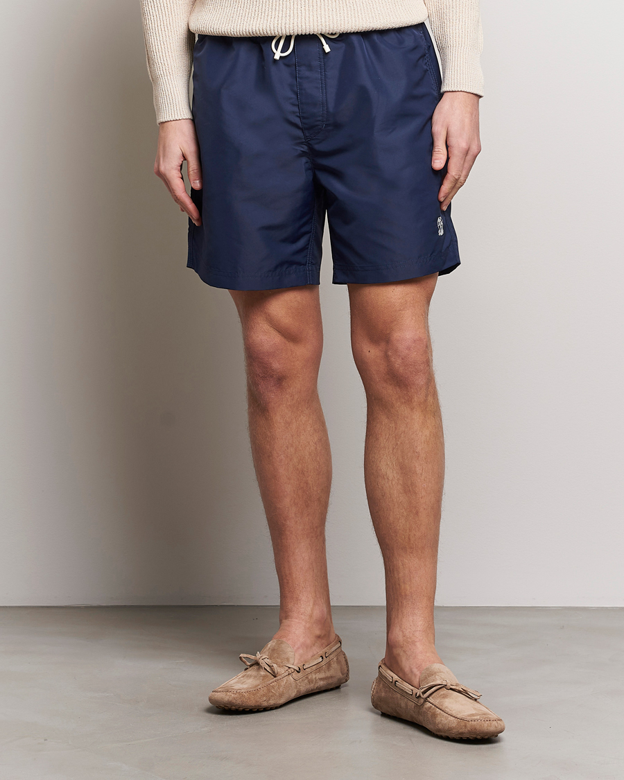 Herre | Tøj | Brunello Cucinelli | Nylon Swim Trunks Navy