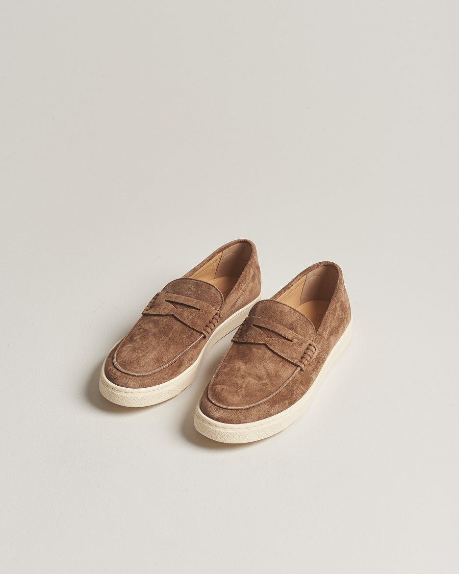 Herre | Brunello Cucinelli | Brunello Cucinelli | Moccasin Loafer Brown Suede