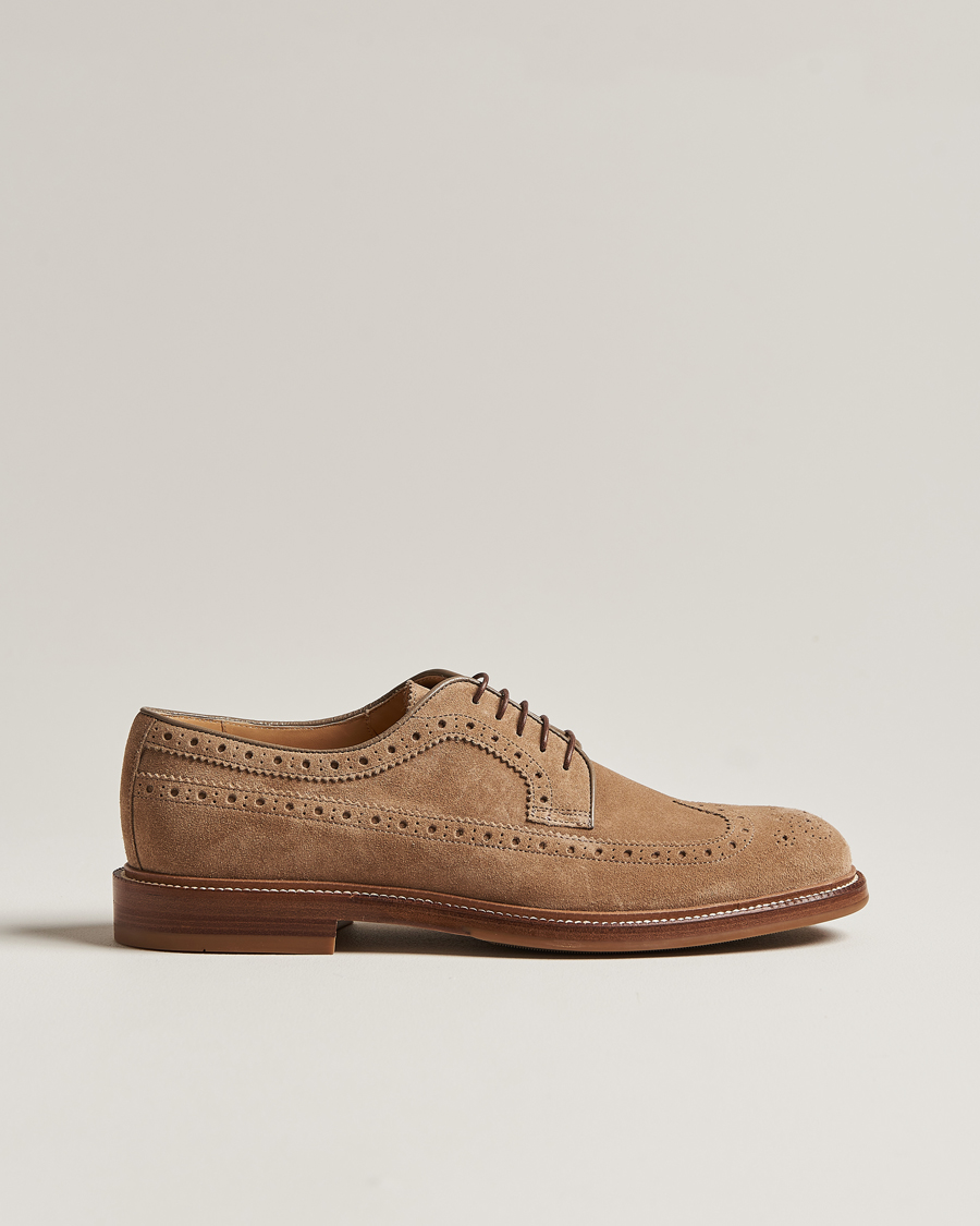 Herre | Brunello Cucinelli Brogue Desert Suede | Brunello Cucinelli | Brogue Desert Suede