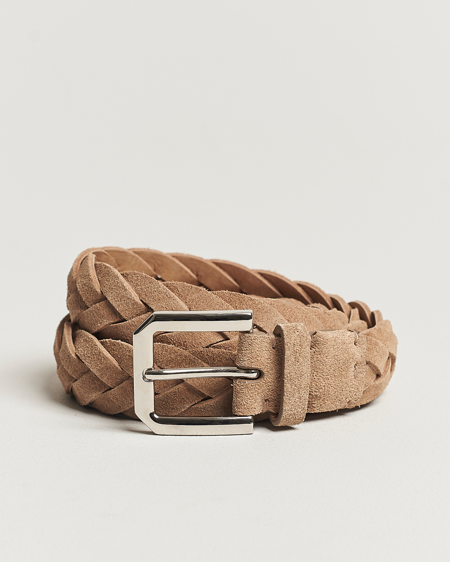 Herre | Brunello Cucinelli Braided Belt Desert Suede | Brunello Cucinelli | Braided Belt Desert Suede