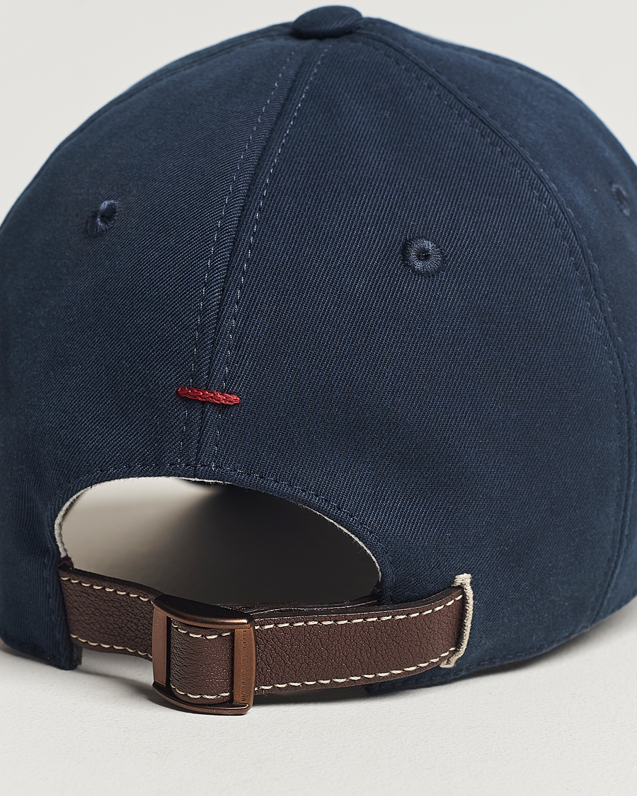 Herre | Brunello Cucinelli Cotton Baseball Cap Navy | Brunello Cucinelli | Cotton Baseball Cap Navy