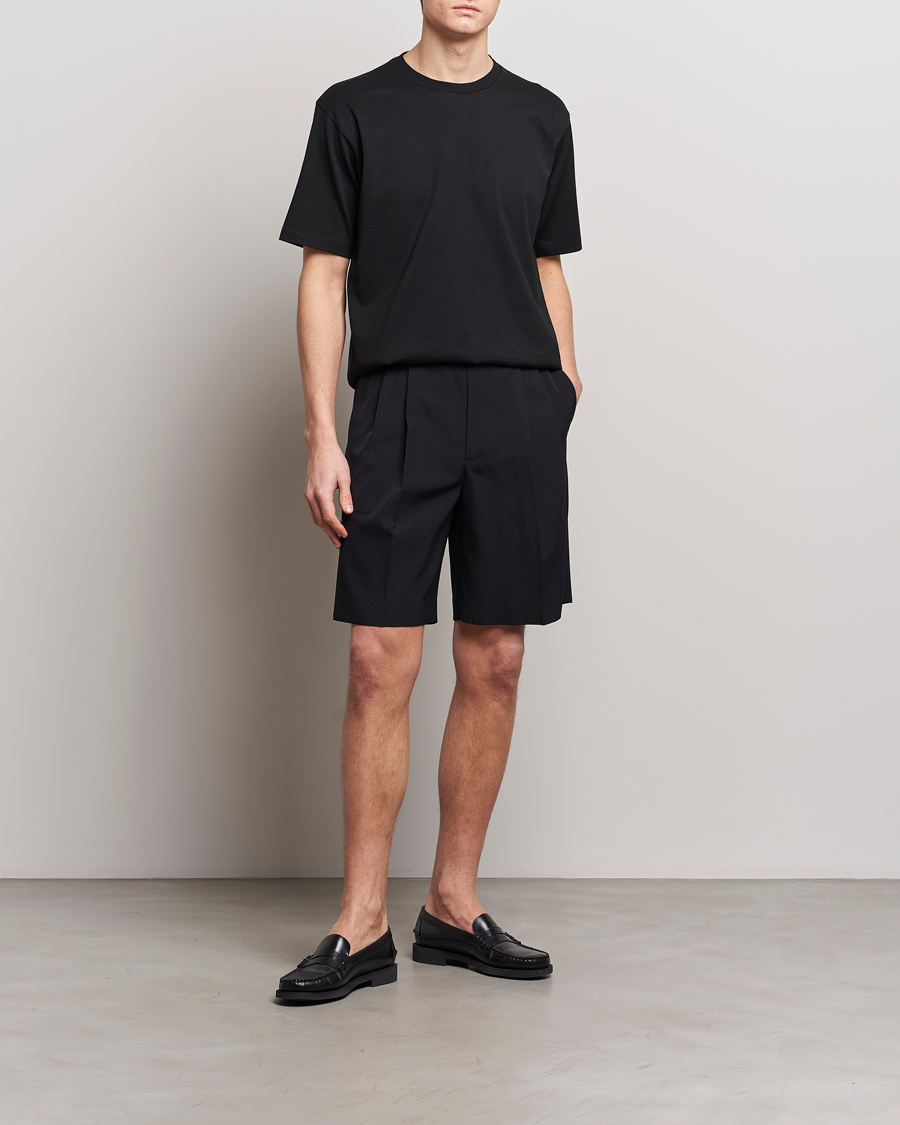 Herre | Shorts | Auralee | Light Wool Gabardine Shorts Black