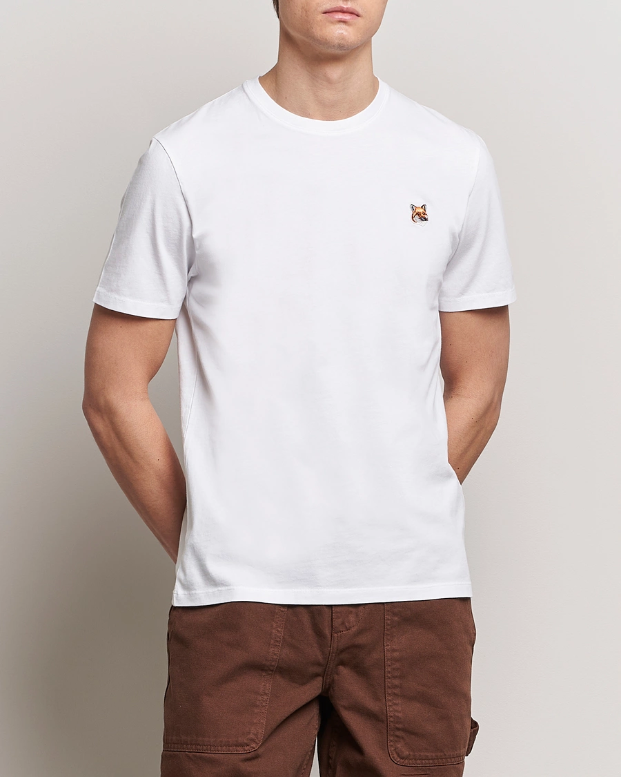 Herre | Contemporary Creators | Maison Kitsuné | Fox Head T-Shirt White