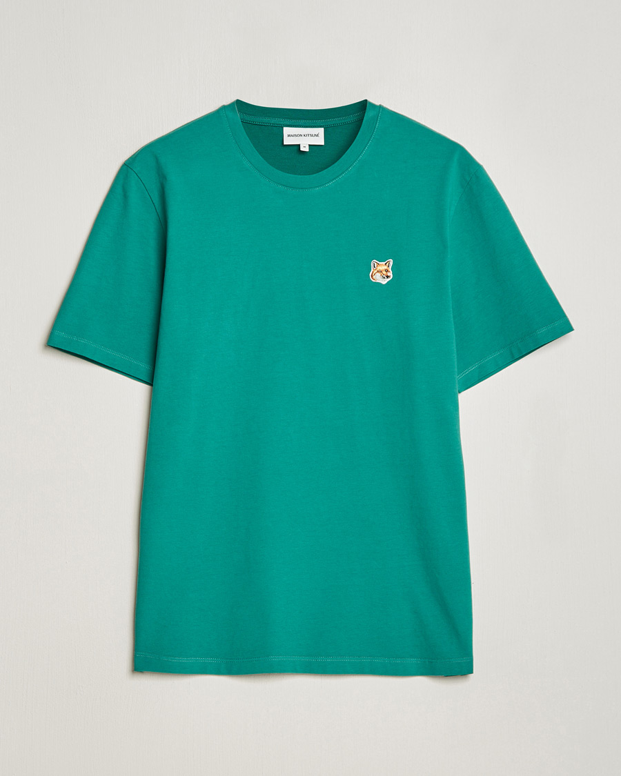 Herre | T-Shirts | Maison Kitsuné | Fox Head T-Shirt Pine Green
