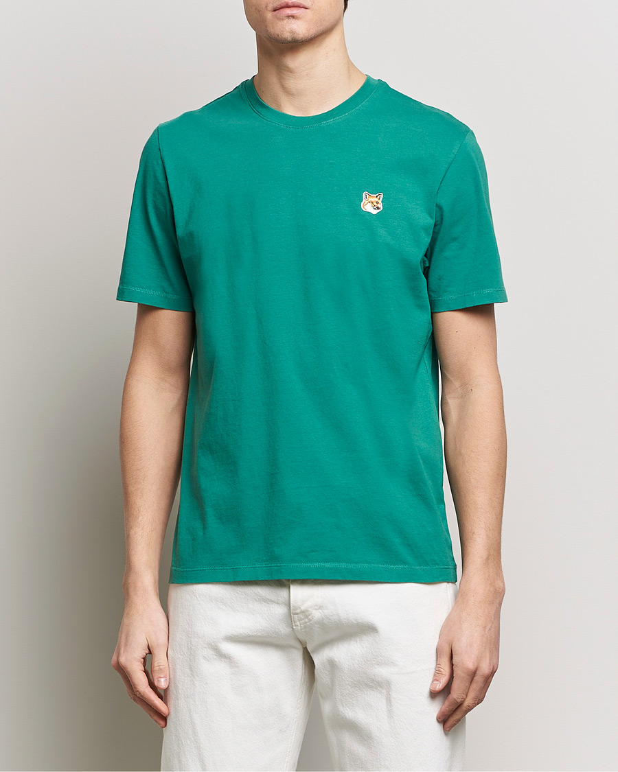 Herre | T-Shirts | Maison Kitsuné | Fox Head T-Shirt Pine Green