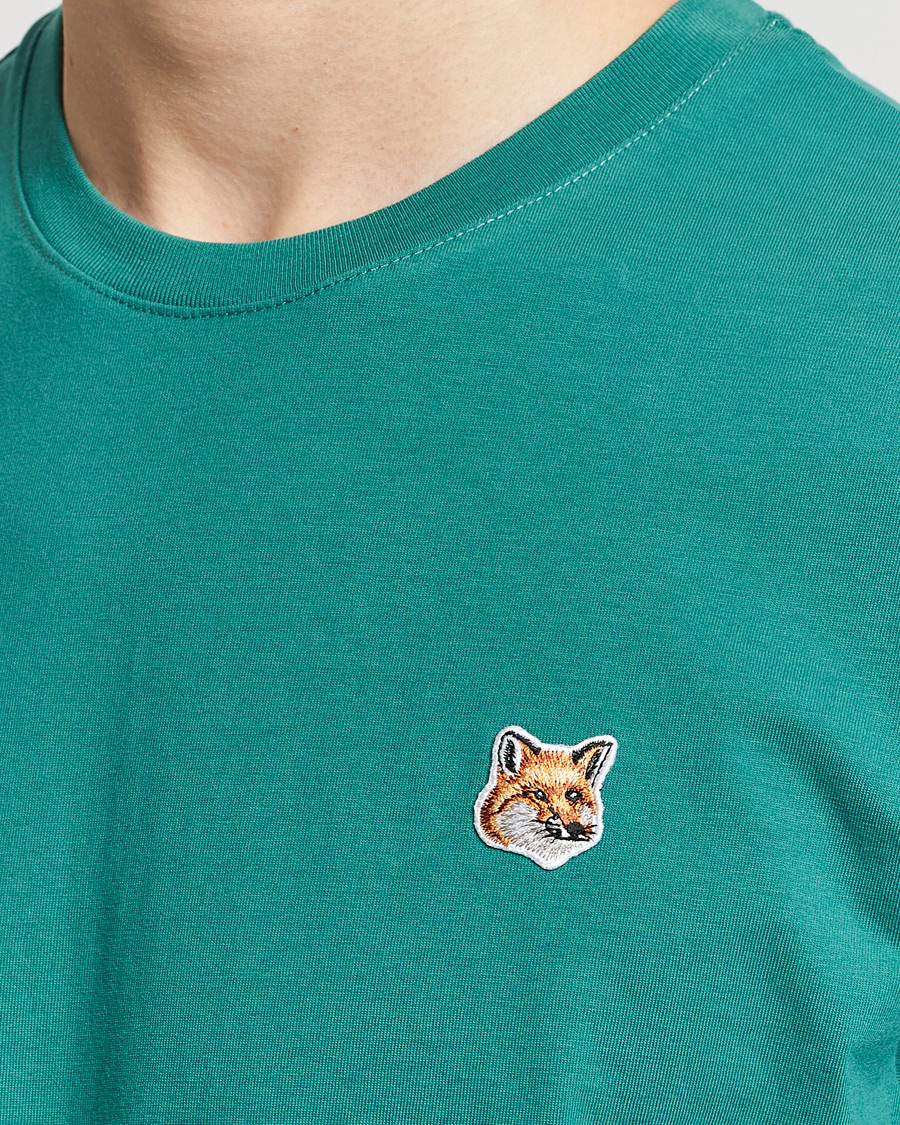 Herre | T-Shirts | Maison Kitsuné | Fox Head T-Shirt Pine Green