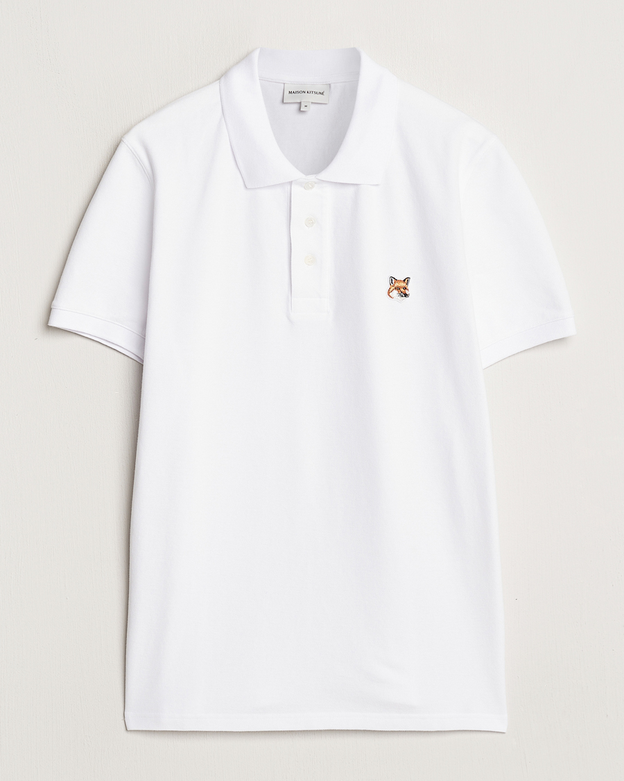 Herre | Polotrøjer | Maison Kitsuné | Fox Head Polo White