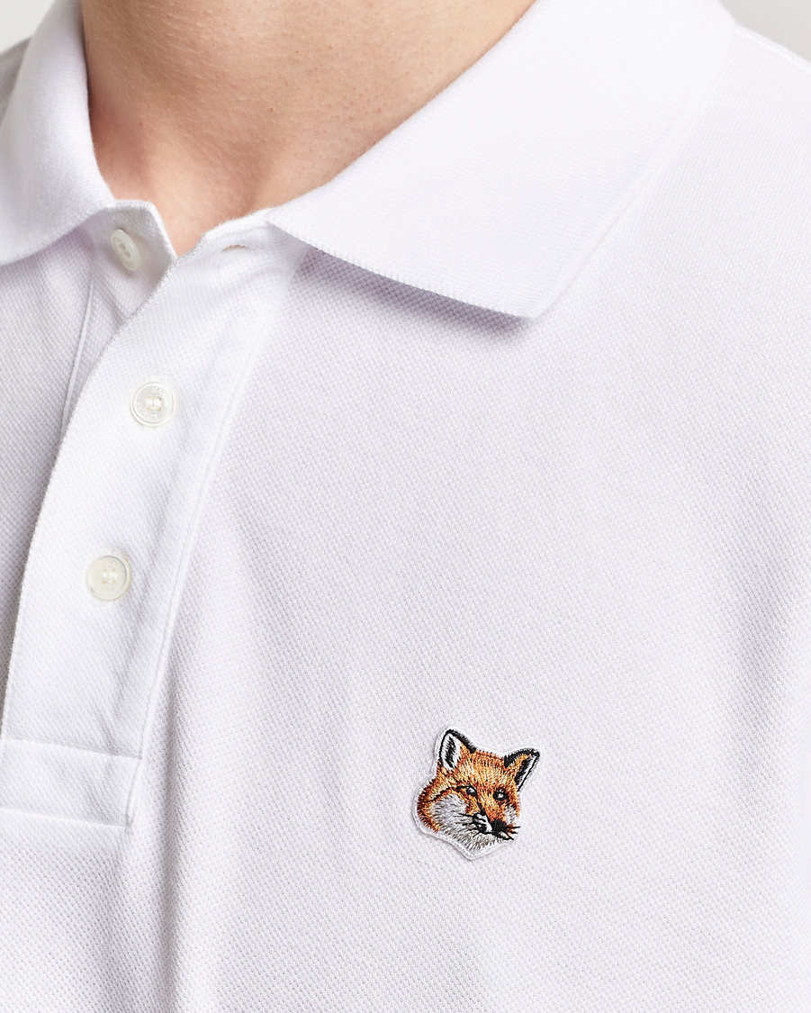 Herre | Polotrøjer | Maison Kitsuné | Fox Head Polo White