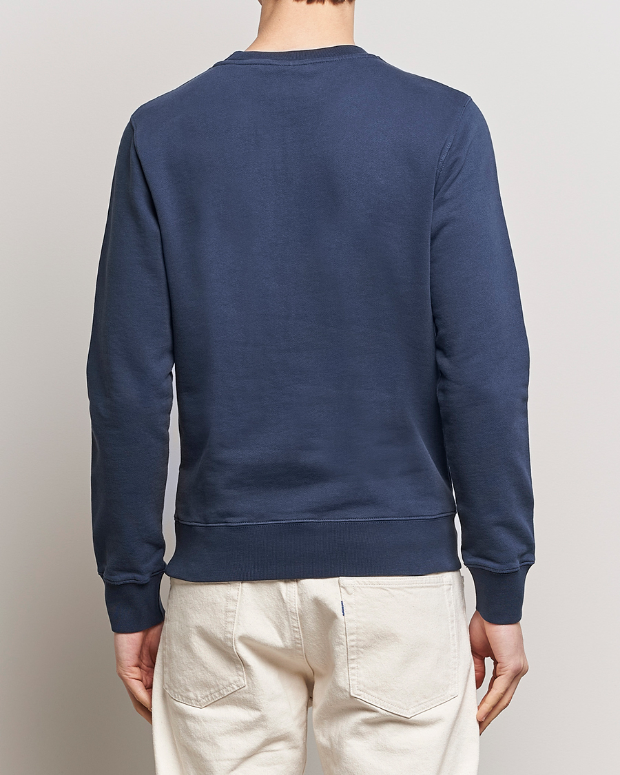 Herre | Trøjer | Maison Kitsuné | Fox Head Sweatshirt Ink Blue