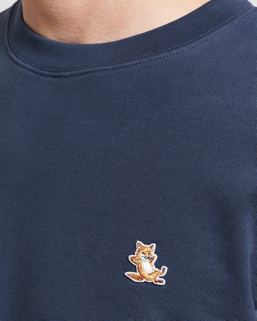 Herre | Trøjer | Maison Kitsuné | Chillax Fox Sweatshirt Ink Blue