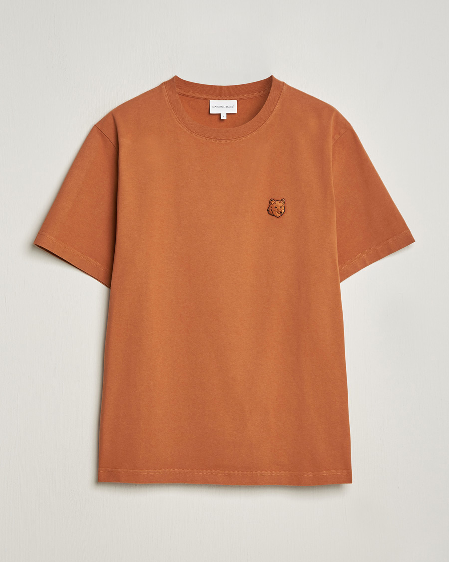 Herre | T-Shirts | Maison Kitsuné | Tonal Fox Head T-Shirt Tobacco