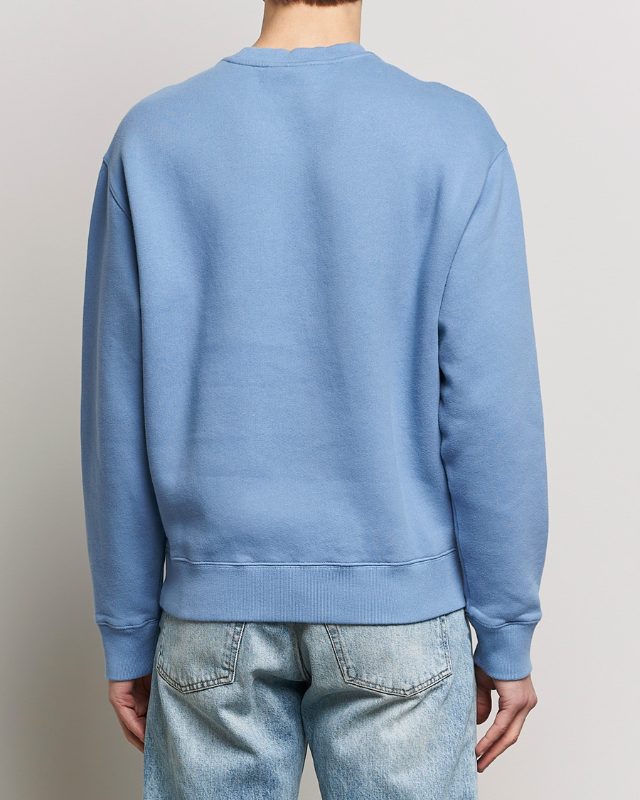 Herre | Trøjer | Maison Kitsuné | Tonal Fox Head Sweatshirt Hampton Blue