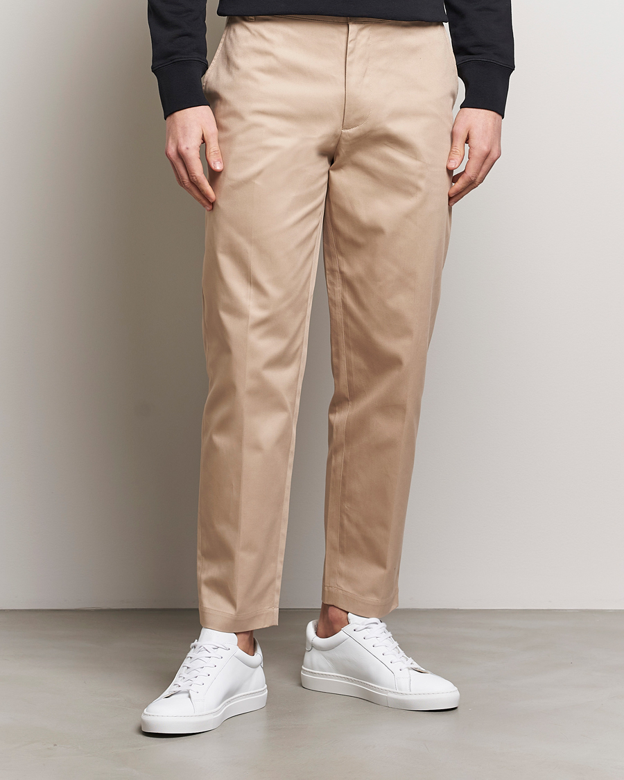 Herre | Tøj | Maison Kitsuné | Straight Chino Light Beige