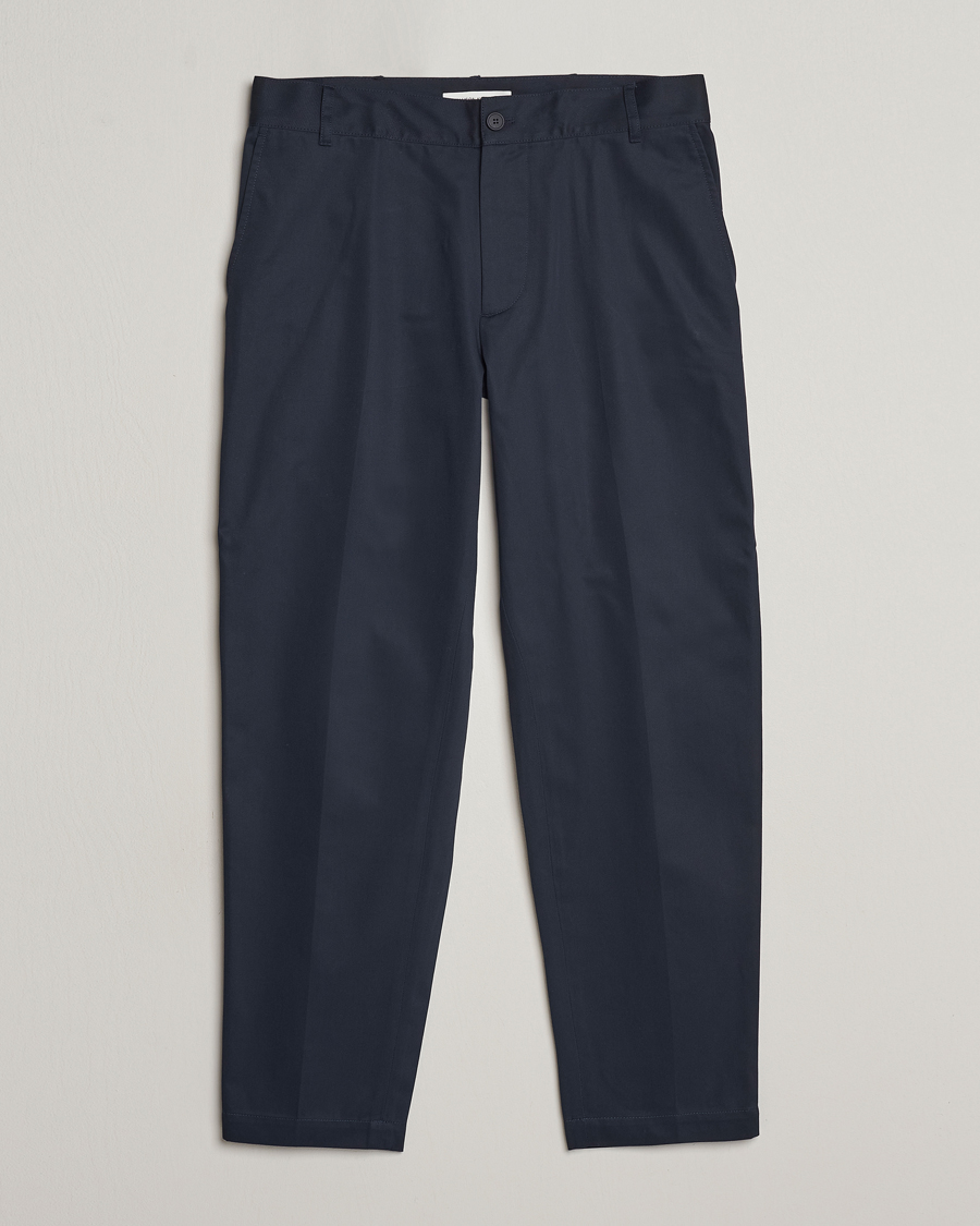 Herre | Bukser | Maison Kitsuné | Straight Chino Deep Navy