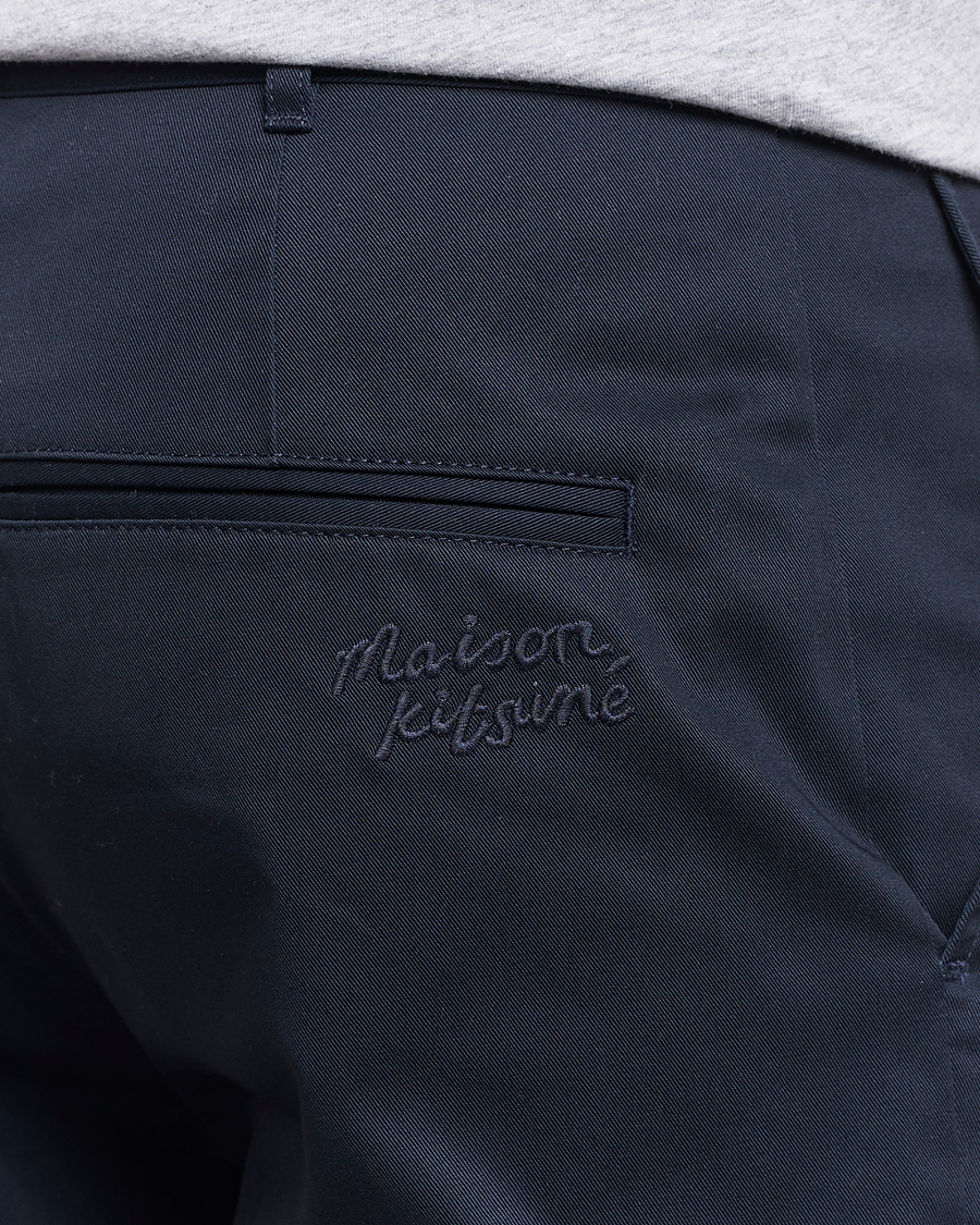 Herre | Bukser | Maison Kitsuné | Straight Chino Deep Navy
