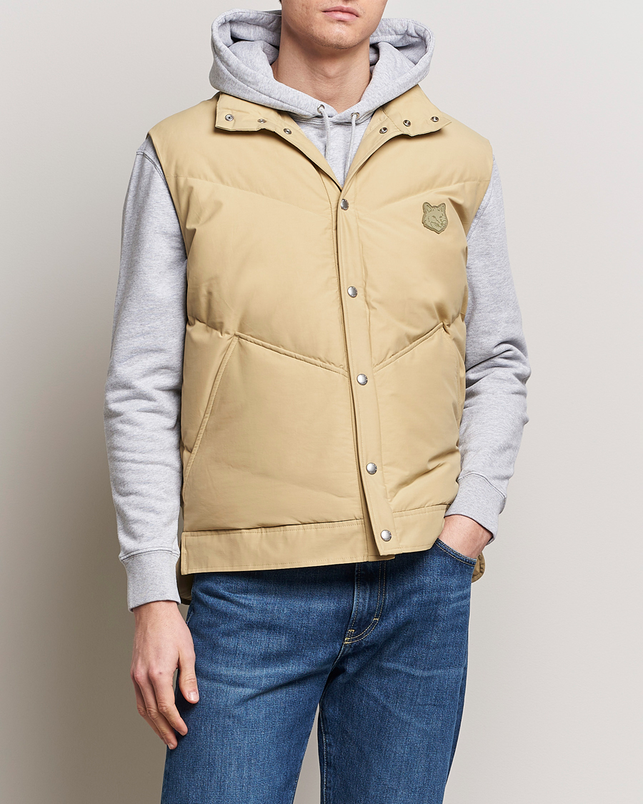 Herre | Contemporary Creators | Maison Kitsuné | Tonal Fox Puffer Vest Canvas