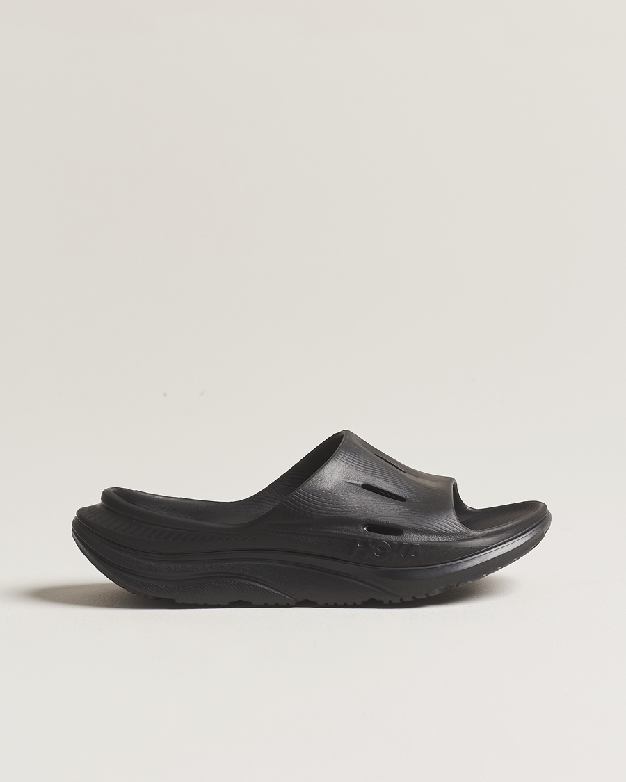 Herre | Hoka Ora Recovery Slide 3 Black | Hoka One One | Hoka Ora Recovery Slide 3 Black