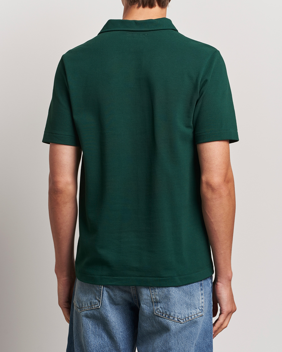 Herre | Polotrøjer | Merz b. Schwanen | Organic Cotton Washed Polo Classic Green