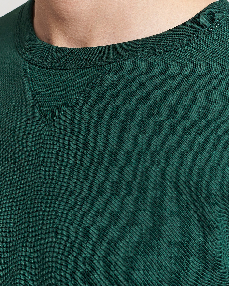 Herre | Trøjer | Merz b. Schwanen | Organic Cotton Crew Neck Sweatshirt Classic Green