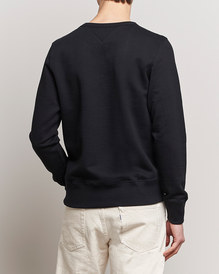 Herre | Trøjer | Merz b. Schwanen | Organic Cotton Crew Neck Sweatshirt Black