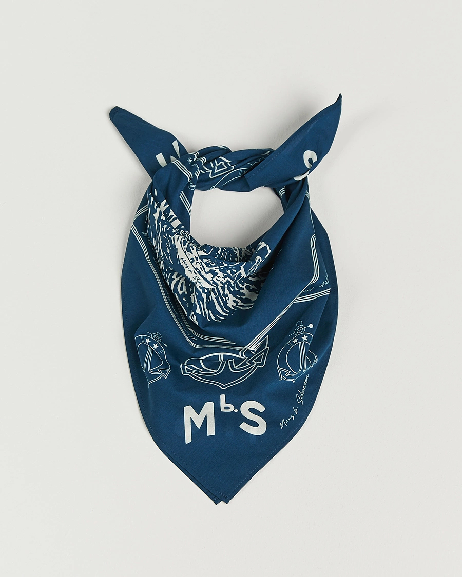 Herre |  | Merz b. Schwanen | Cotton Bandana Ink Blue