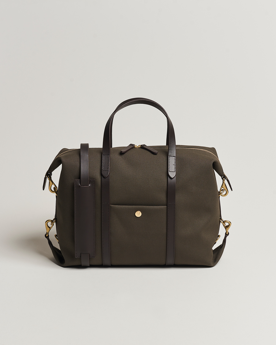 Herre | Tasker | Mismo | M/S Utility Canvas Duffle Bag Army/Dark Brown