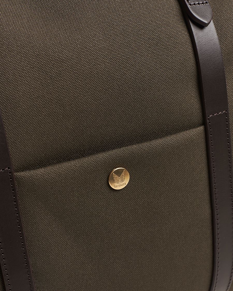 Herre | Tasker | Mismo | M/S Utility Canvas Duffle Bag Army/Dark Brown