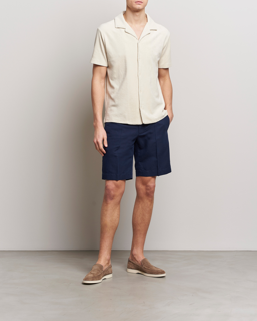 Herre | Skjorter | Altea | Terry Bowling Shirt Light Beige