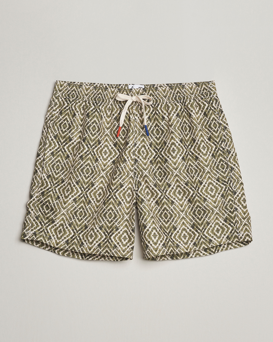 Herre | Badebukser | Altea | Printed Swim Shorts Green
