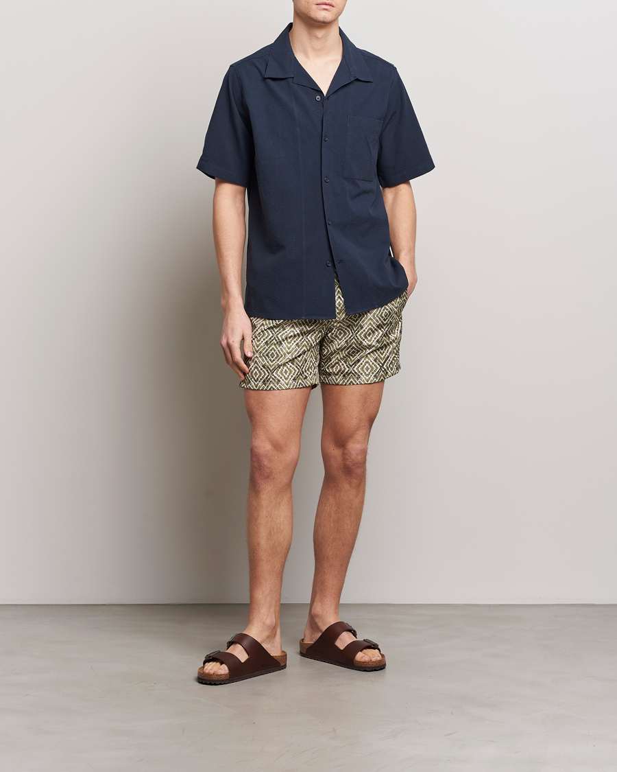 Herre | Badebukser | Altea | Printed Swim Shorts Green
