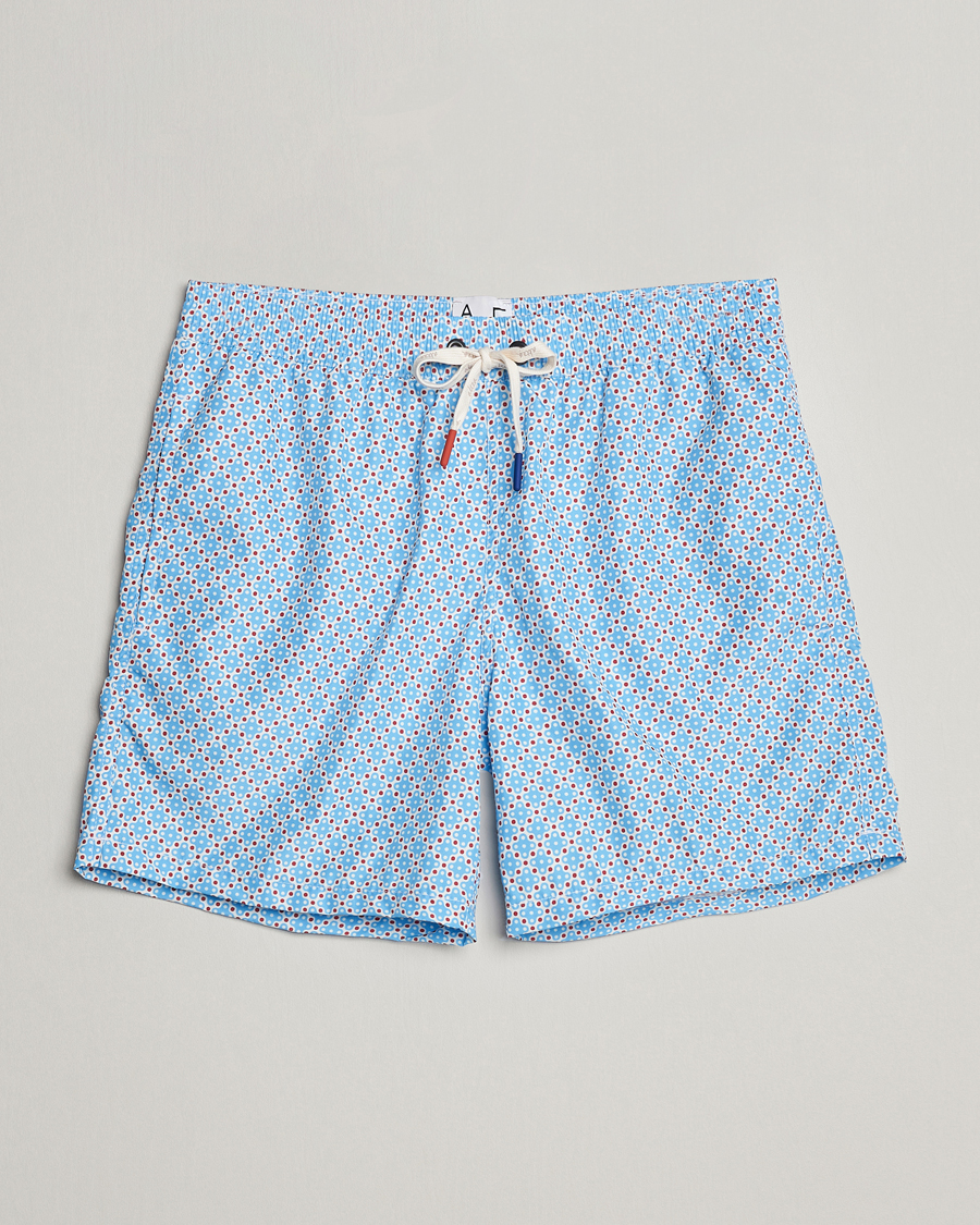 Herre | Badebukser | Altea | Printed Swim Shorts Light Blue