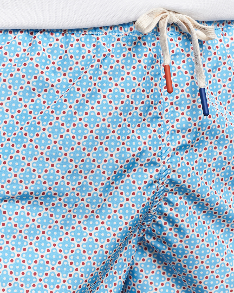 Herre | Badebukser | Altea | Printed Swim Shorts Light Blue