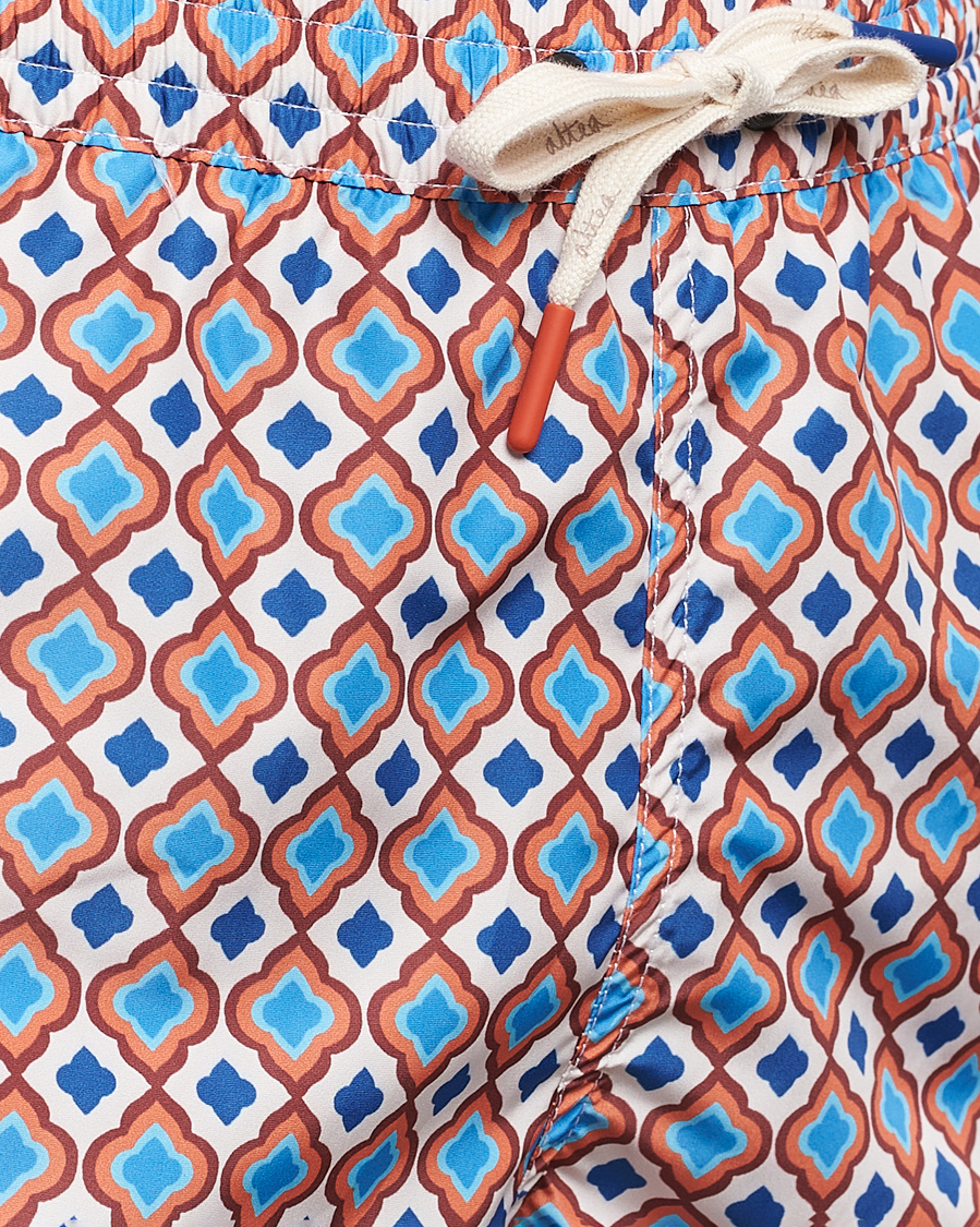 Herre | Badebukser | Altea | Printed Swim Shorts Blue/Orange