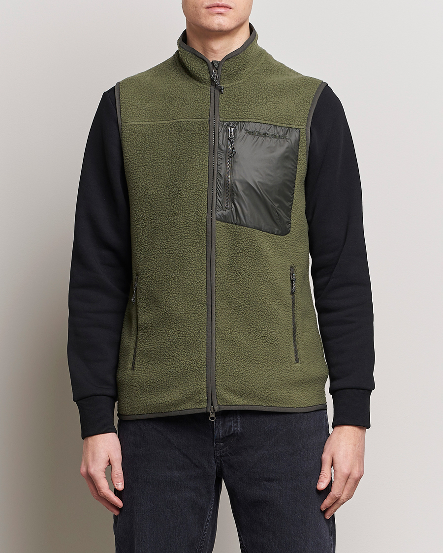 Herre | Trøjer | Peak Performance | Pile Vest Pine Needle