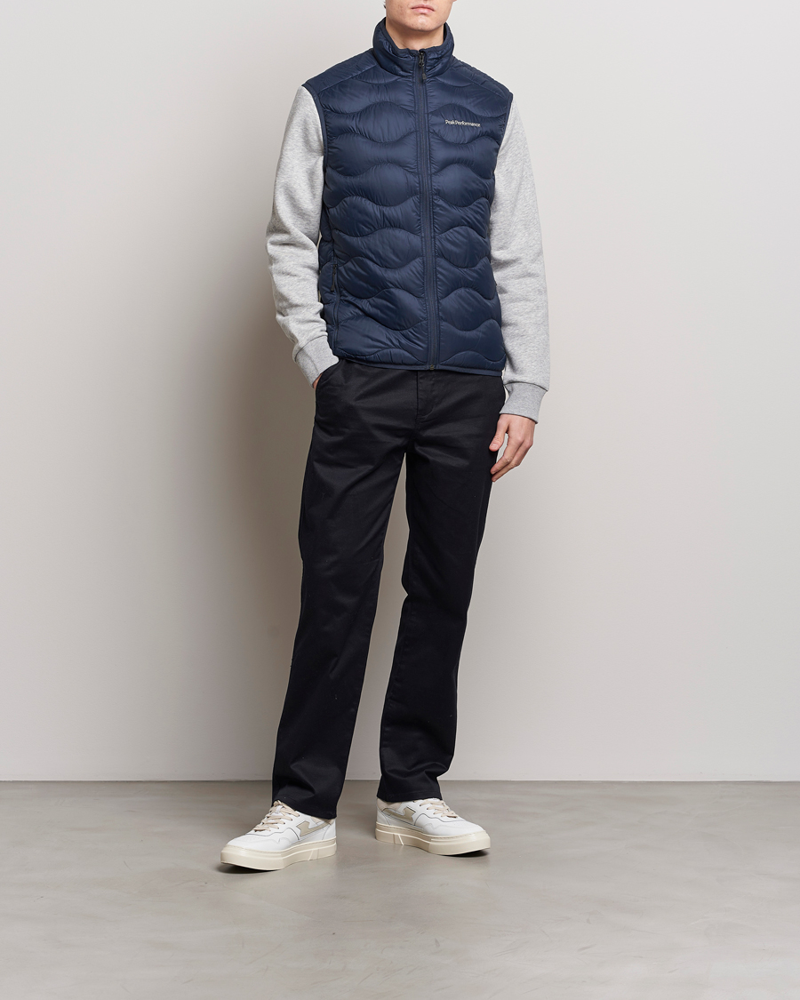 Herre | Jakker | Peak Performance | Helium Down Vest Blue Shadow