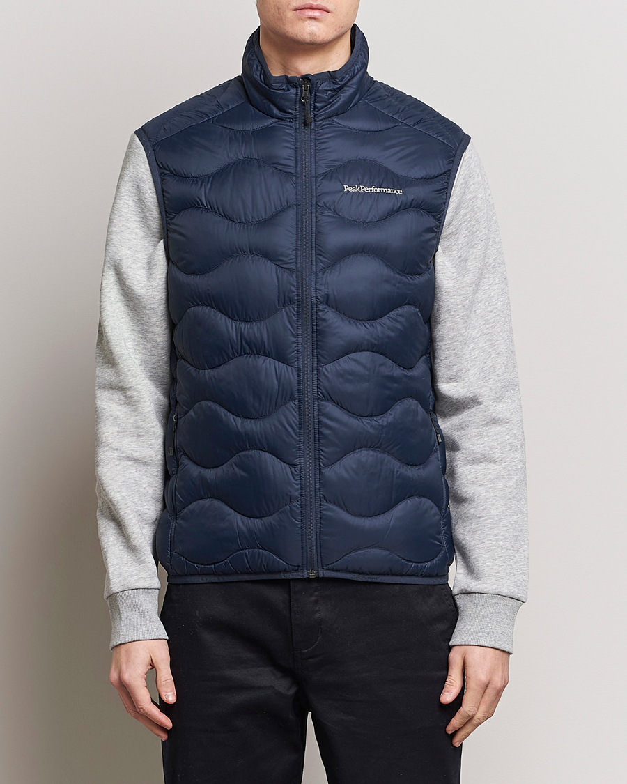 Herre | Outdoorjakker | Peak Performance | Helium Down Vest Blue Shadow