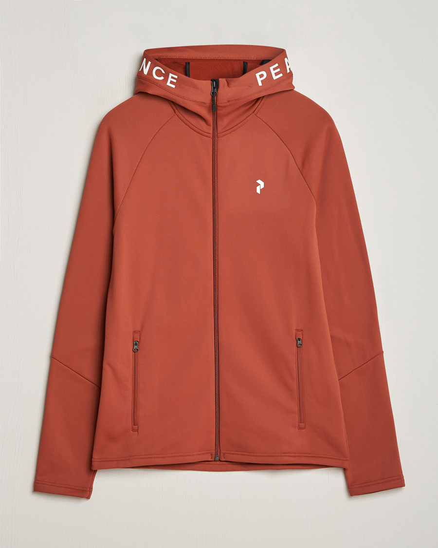 Herre | Trøjer | Peak Performance | Rider Hooded Full Zip Spiced