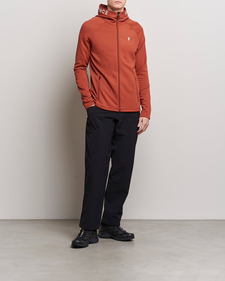 Herre | Trøjer | Peak Performance | Rider Hooded Full Zip Spiced